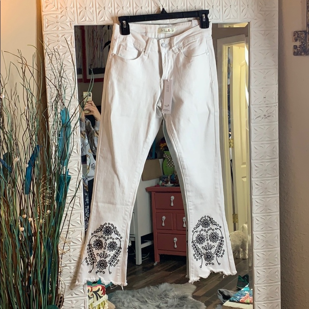 Sz 3 white denim